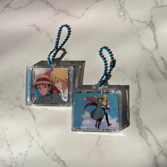 Howl's Moving Castle CD Keychain