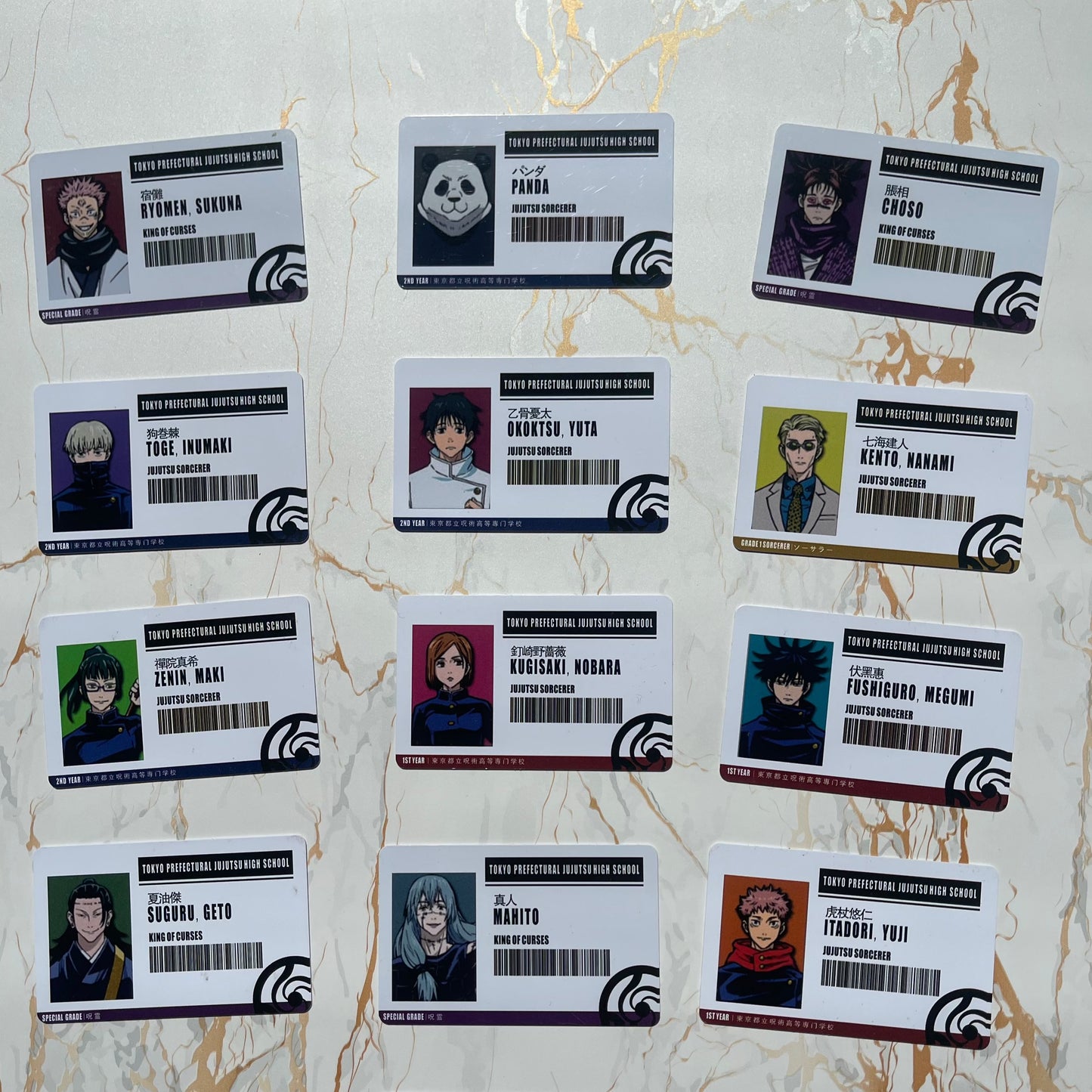 Jujutsu Kaisen ID Cards