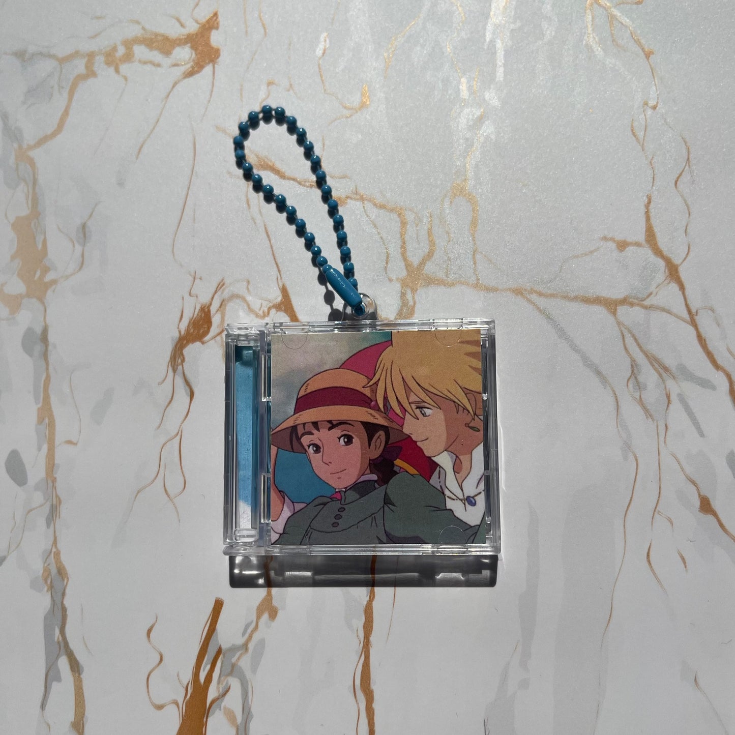 Howl's Moving Castle CD Keychain